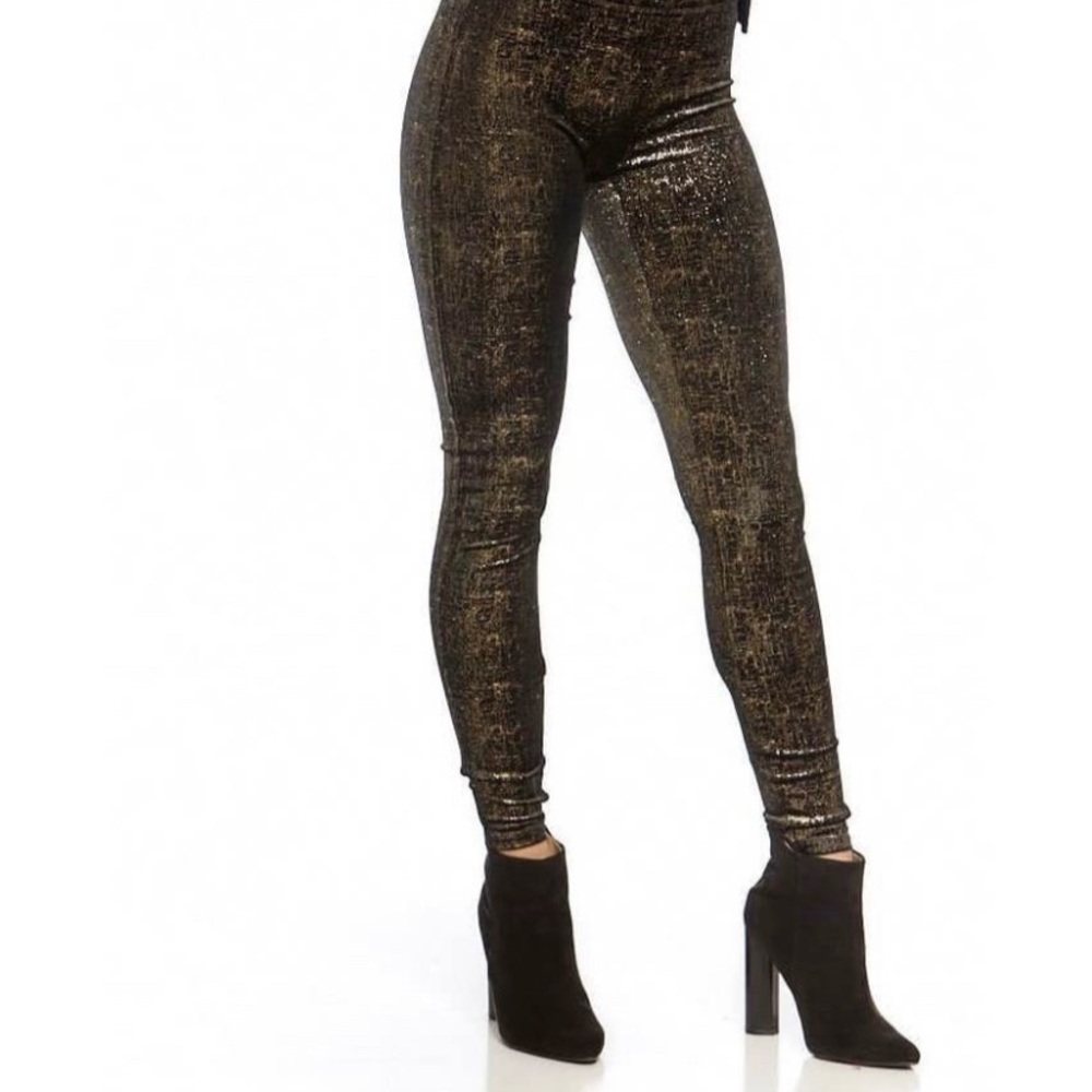 Spanx velvet shine leggings